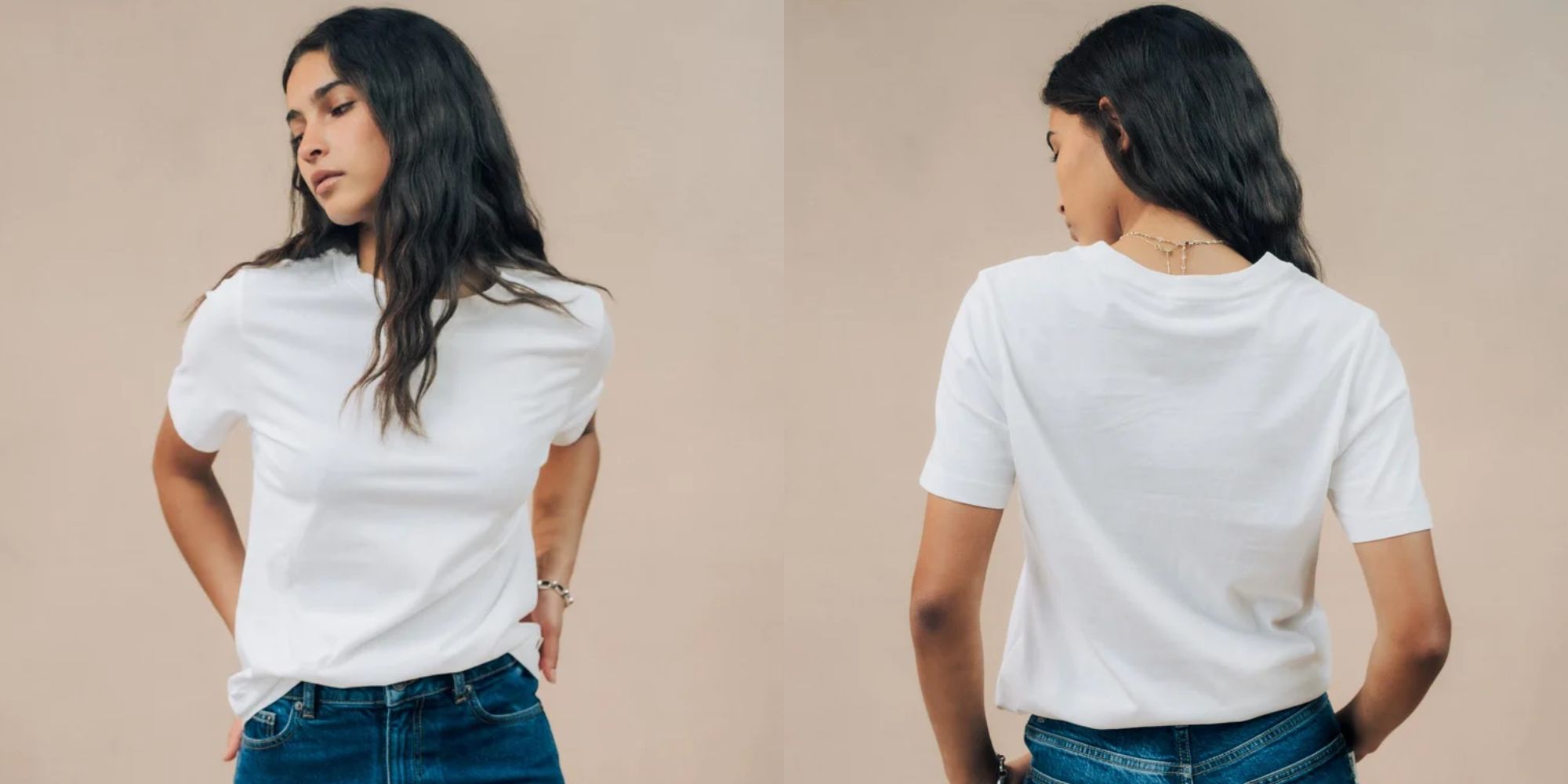 white t-shirt from yes friends