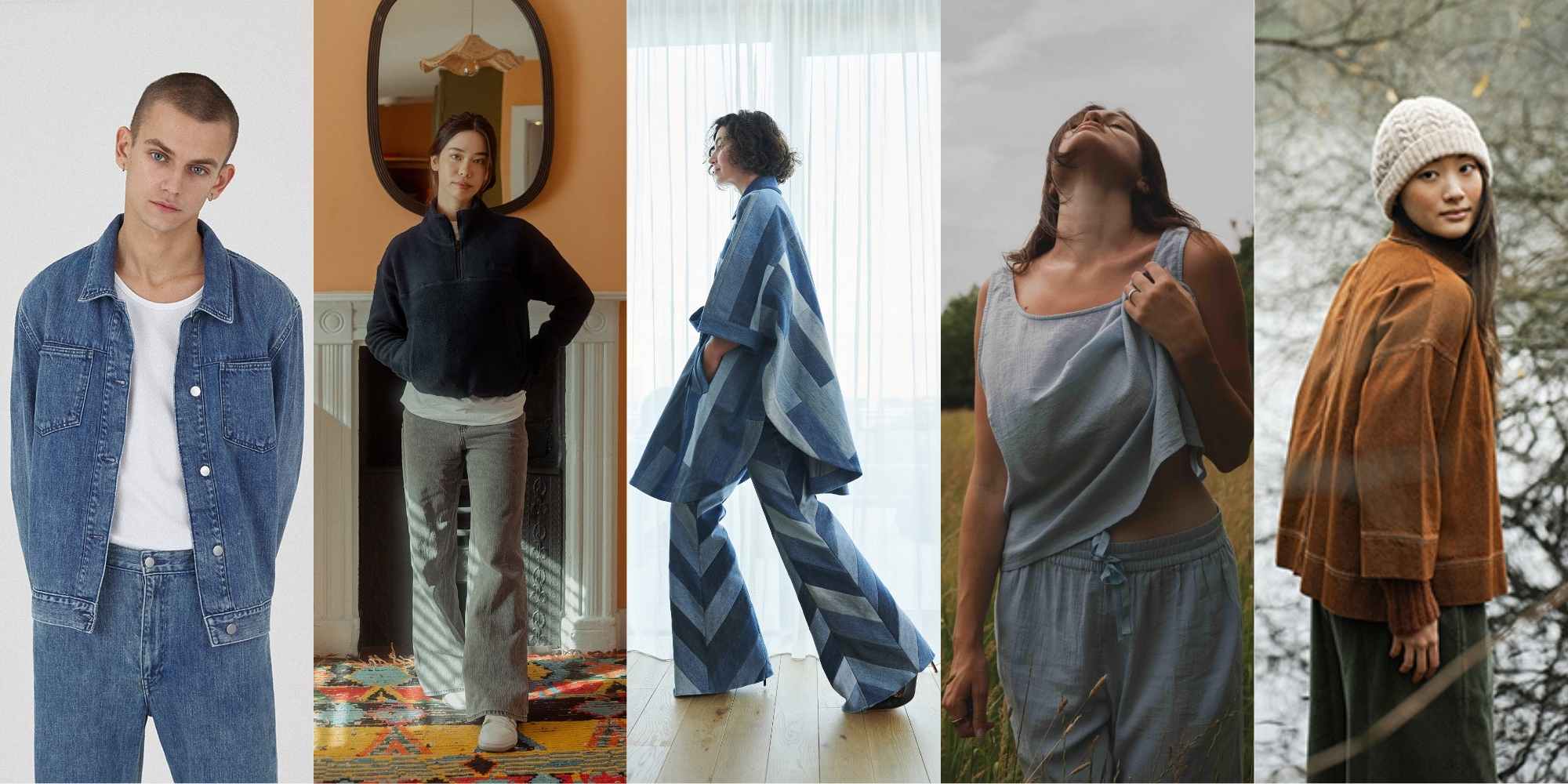 collage of more sustainable british brands