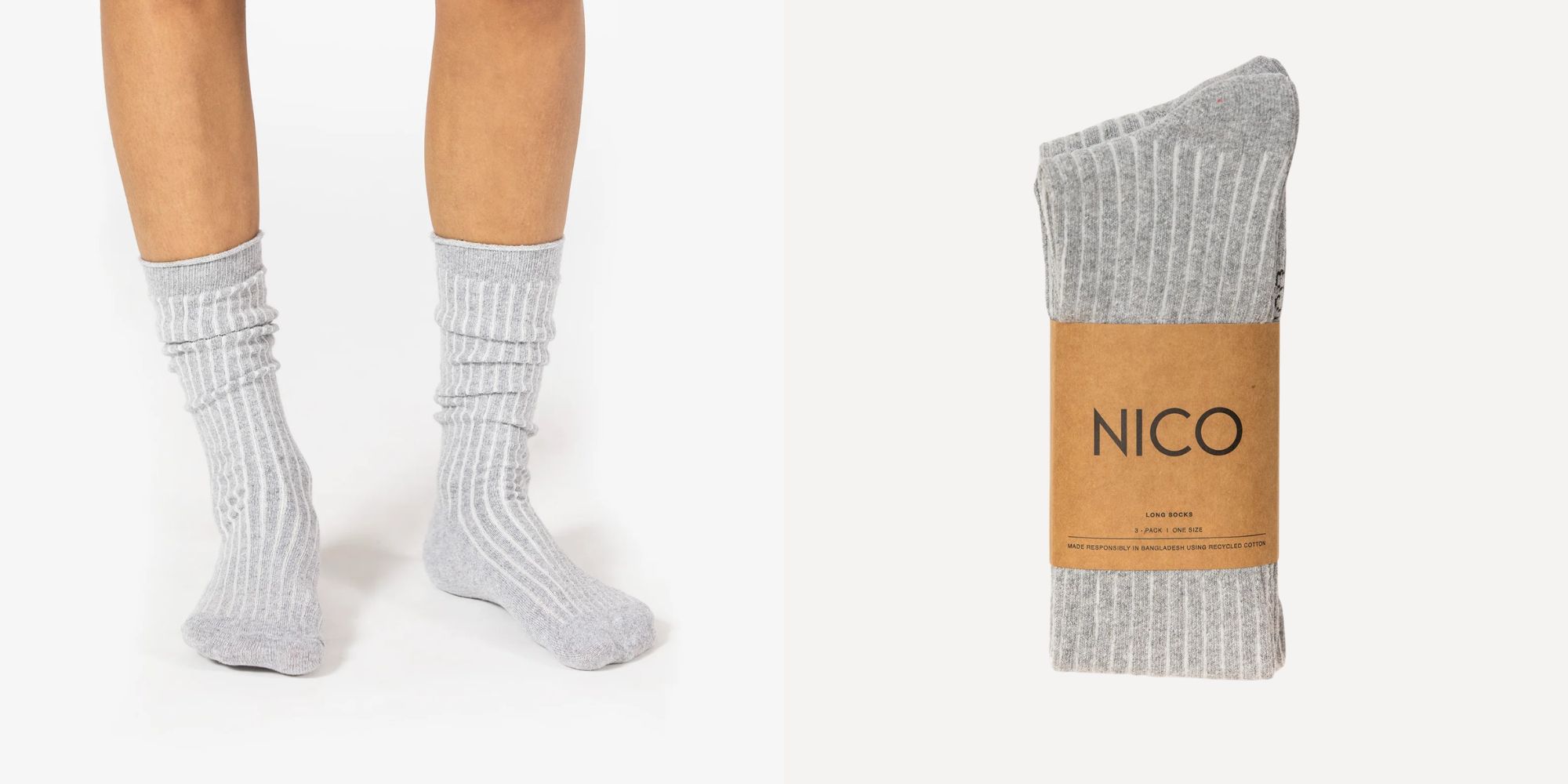 grey socks from nico