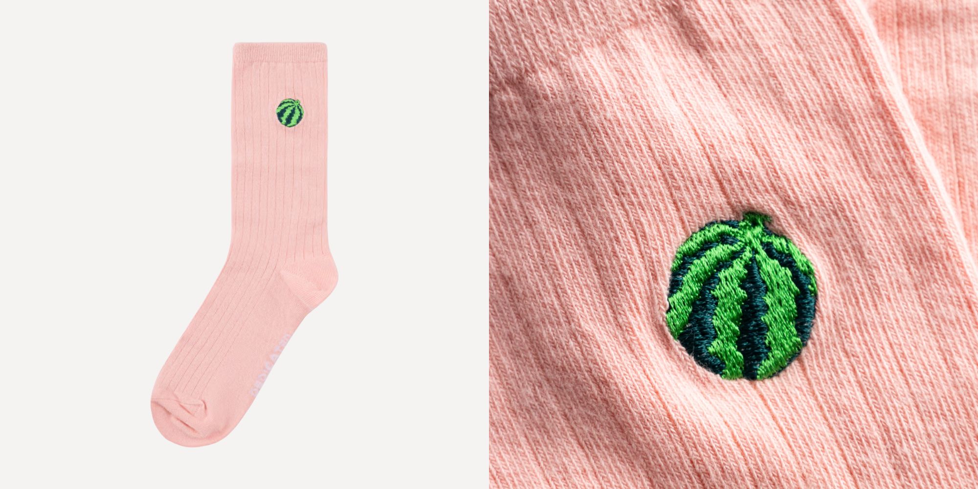pink watermelon socks from dedicated