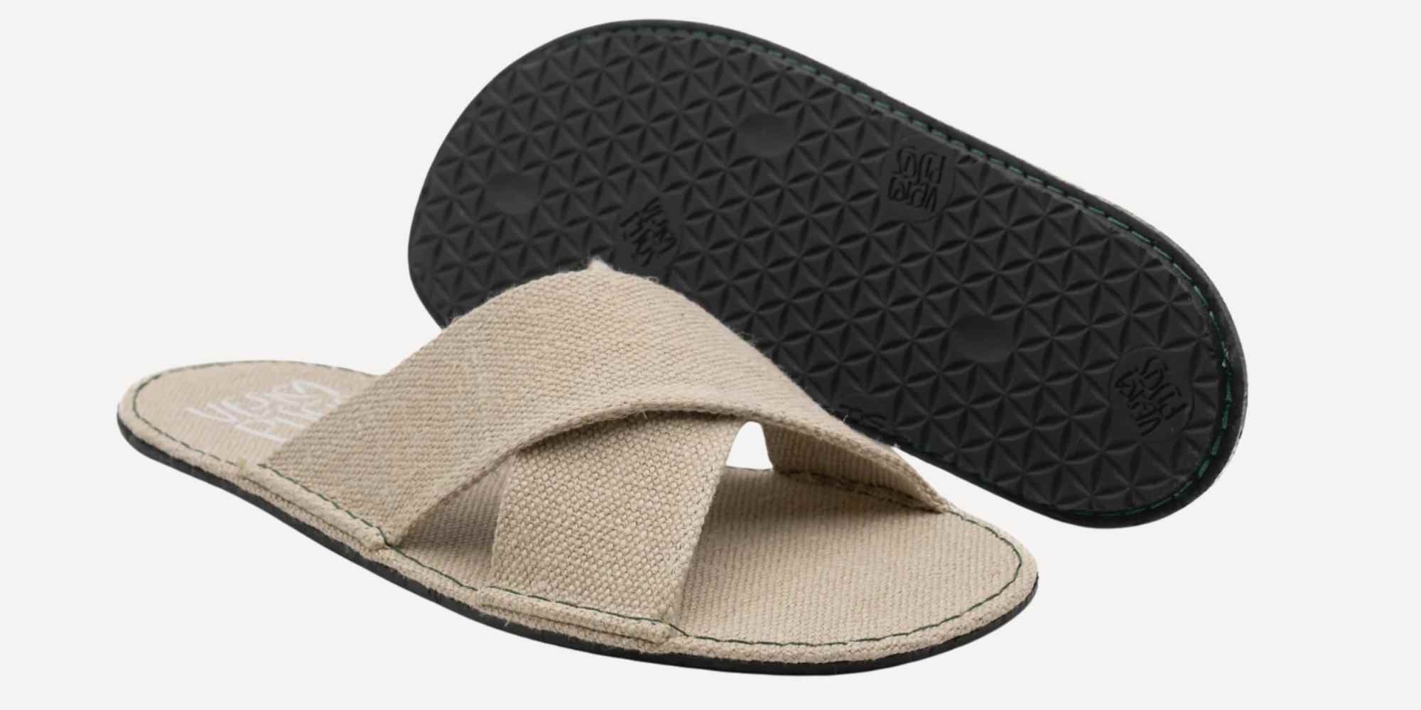barefoot hemp sandals from vesica piscis