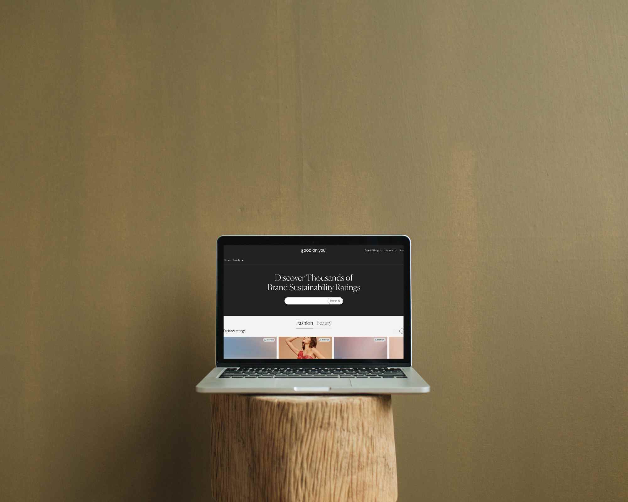 laptop showing the good on you directory