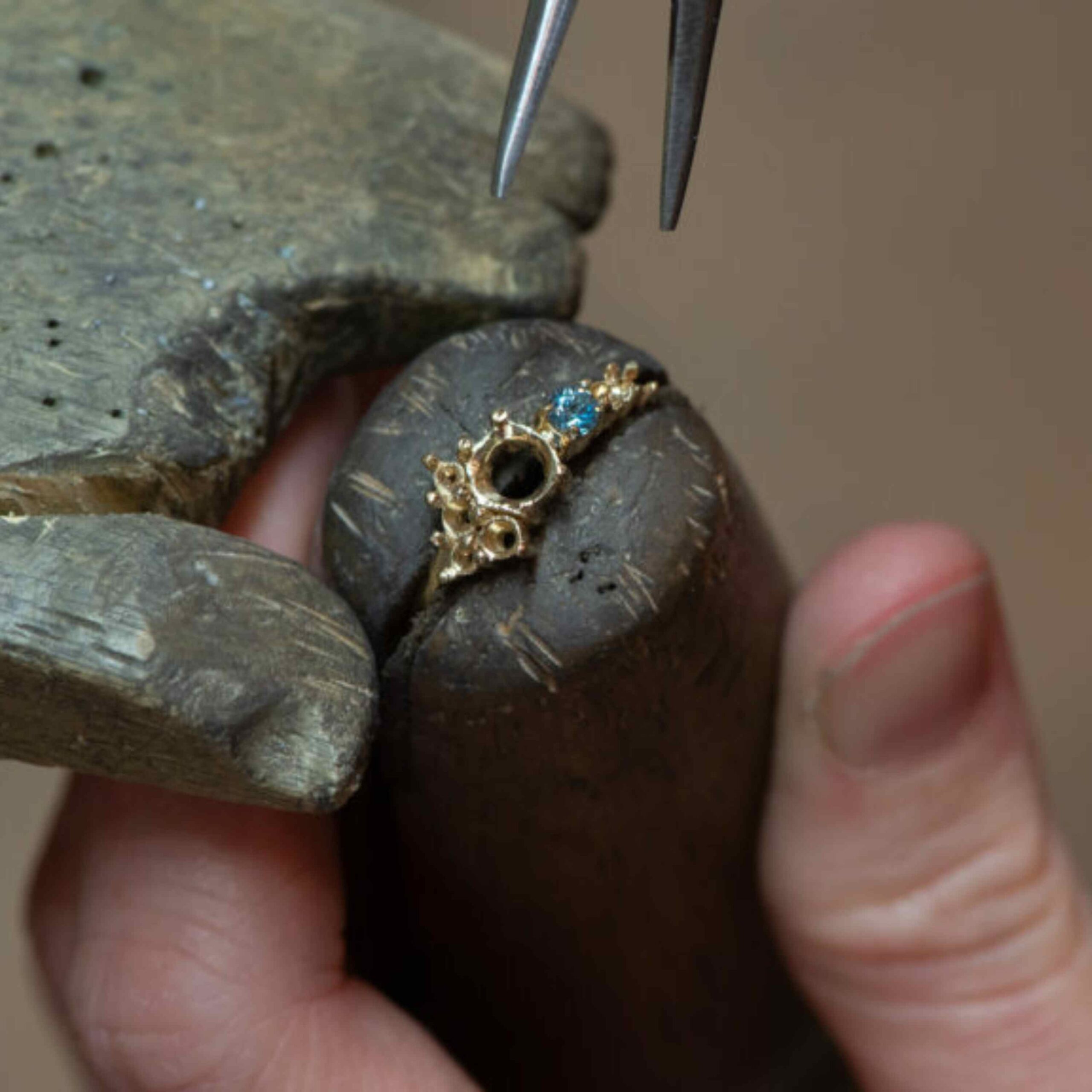 bario neal ring being made in a workshop