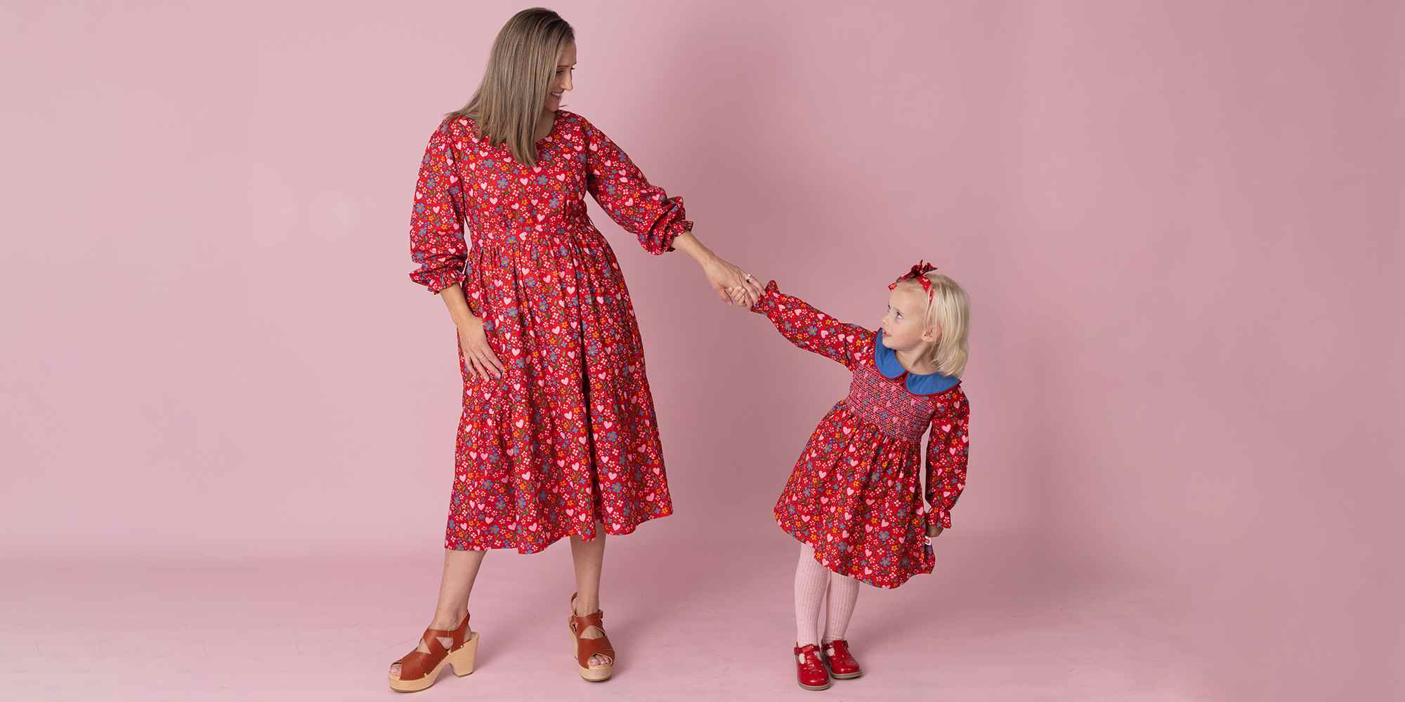 mum and daughter matching dresses from oobi