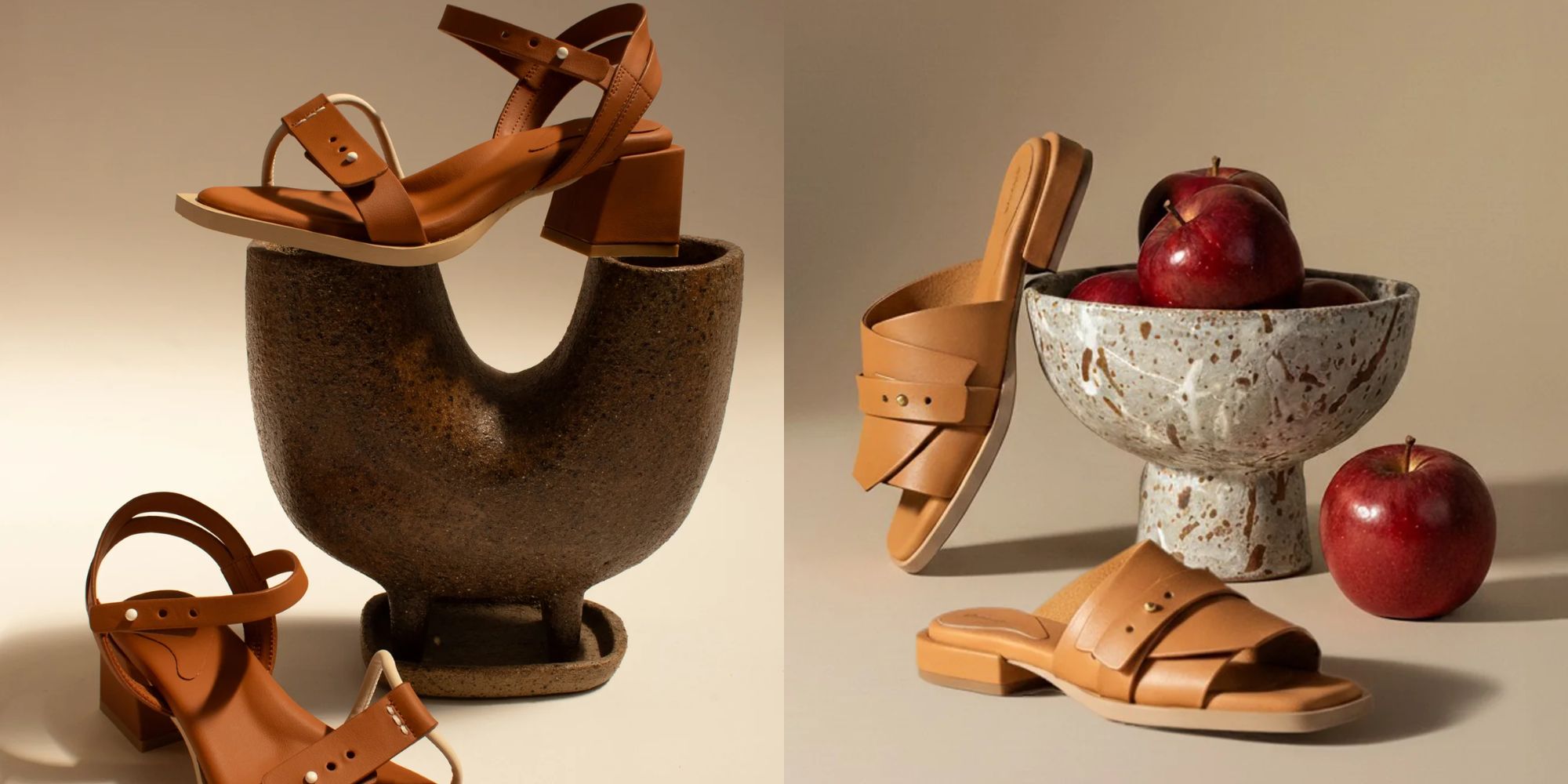 e'serdiv vegan shoes with pottery